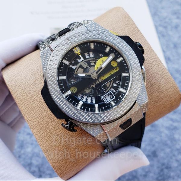 stainless steel mechanical dial u1 men's watch sapphire crystal glass rubber strap calendar quartz watch, Slivery;brown
stainless steel mechanical dial u1 men's watch sapphire crystal glass rubber strap calendar quartz watch, Slivery;brown