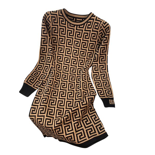 women sweater dresses knitting designer autumn winter knitted loose coat double letter printed sweaters ladies outer wear thick streetwea cl, Black;gray
women sweater dresses knitting designer autumn winter knitted loose coat double letter printed sweaters ladies outer wear thick streetwea cl, Black;gray