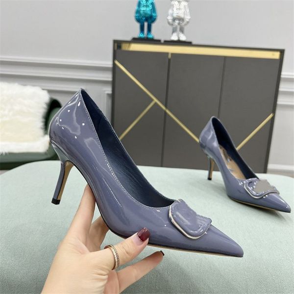 fashion dress shoes women leather high heel metal buckle letter wedding party business casual flat valentinolies shoes 01-03, Black
fashion dress shoes women leather high heel metal buckle letter wedding party business casual flat valentinolies shoes 01-03, Black
