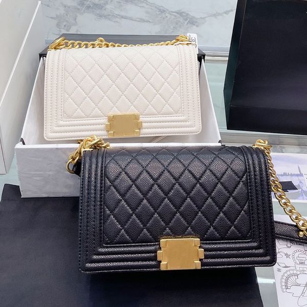 luxurys designers channel leboy caviar flap bag 9a quality 20cm 25cm woman gold silver chain shoulder crossbody flap handbag ladies wallet p
luxurys designers channel leboy caviar flap bag 9a quality 20cm 25cm woman gold silver chain shoulder crossbody flap handbag ladies wallet p