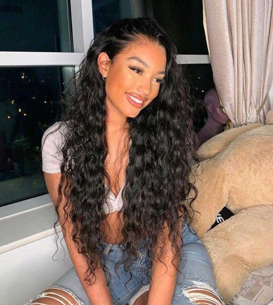 hair lace wigs small wig's long curly hair medium differentiation fiber head set wigs, Black
hair lace wigs small wig's long curly hair medium differentiation fiber head set wigs, Black