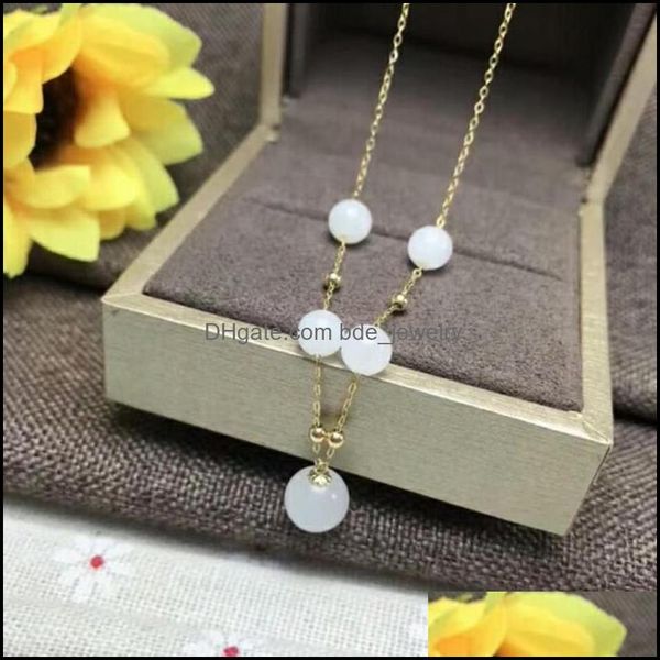 chains fidelity natural 6mm white hetian jade pendants 18k yellow gold simple fashion fine jewelry for women party gemstone chains d dhtsv, Silver
chains fidelity natural 6mm white hetian jade pendants 18k yellow gold simple fashion fine jewelry for women party gemstone chains d dhtsv, Silver