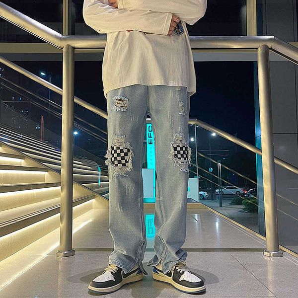 pants men's fog jeans fashion broken men street chessboard straight tube relaxed justi biber ripped hip hop slim fit designer luxury, Blue
pants men's fog jeans fashion broken men street chessboard straight tube relaxed justi biber ripped hip hop slim fit designer luxury, Blue