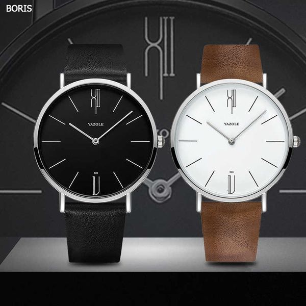 watch simple men's es genuin leather bussiness quartz waterproof black white dail for drop, Slivery;brown
watch simple men's es genuin leather bussiness quartz waterproof black white dail for drop, Slivery;brown