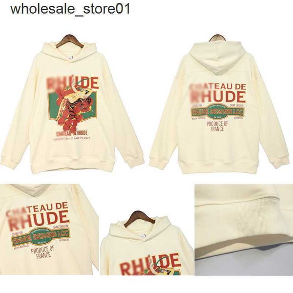 men's hoodies sweatshirts designer rhude autumn long sleeve couple's slogan print fashion brand loose sweater hoodie men women, Black
men's hoodies sweatshirts designer rhude autumn long sleeve couple's slogan print fashion brand loose sweater hoodie men women, Black