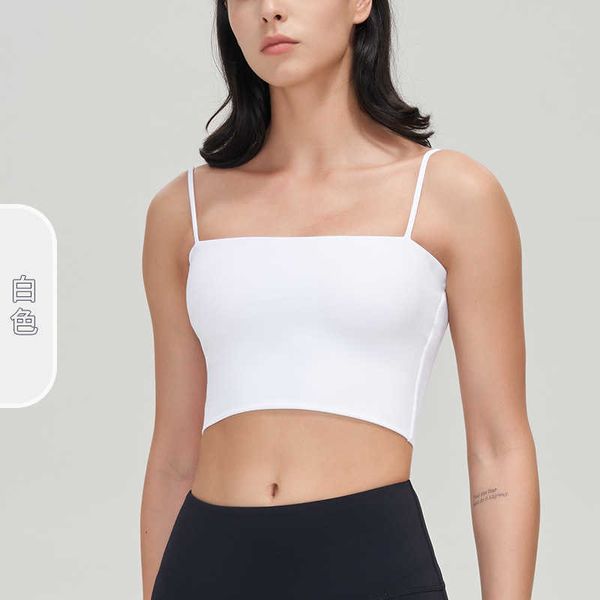 women's tanks camis lululem yoga flat neck sports bra sling gym underwear shockproof high strength vest, White
women's tanks camis lululem yoga flat neck sports bra sling gym underwear shockproof high strength vest, White