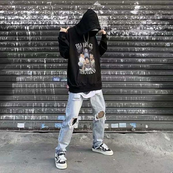 men's hoody fashion designer fog jeans fashion pants men's water washed hole pasted cloth plaid slim fit brand thin elastic beggar, Blue
men's hoody fashion designer fog jeans fashion pants men's water washed hole pasted cloth plaid slim fit brand thin elastic beggar, Blue