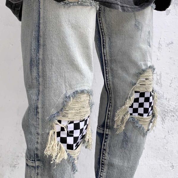 fog jeans fashion pants men's straight tube men edges holes point cowboy long high street ins thin trendy beggar justi biber ripped hip, Blue
fog jeans fashion pants men's straight tube men edges holes point cowboy long high street ins thin trendy beggar justi biber ripped hip, Blue