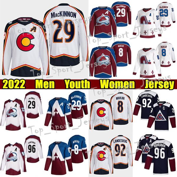 #29 nathan mackinnon reverse retro hockey jersey #8 cale makar avalanche#96 mikko rantanen gabriel landeskog joe sakic devon toews valeri ni, Black;red
#29 nathan mackinnon reverse retro hockey jersey #8 cale makar avalanche#96 mikko rantanen gabriel landeskog joe sakic devon toews valeri ni, Black;red