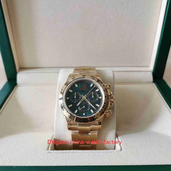 better quality mens watch jhf maker 40mm 116508-0013 chronograph watches green dial 18k yellow gold cal.4130 movement mechanical automatic m, Slivery;brown
better quality mens watch jhf maker 40mm 116508-0013 chronograph watches green dial 18k yellow gold cal.4130 movement mechanical automatic m, Slivery;brown