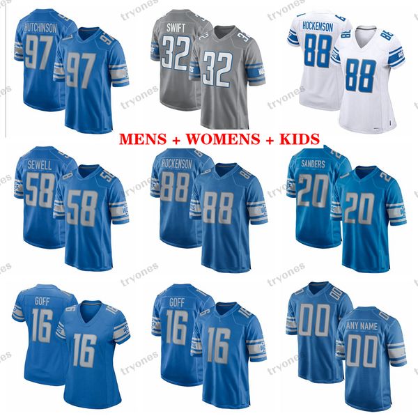 mens 97 aidan hutchinson football jerseys 16 jared goff 32 swift womens kids 88 t.j. hockenson 1 jeff okudah 20 barry sanders 58 penei sewel, Black;red
mens 97 aidan hutchinson football jerseys 16 jared goff 32 swift womens kids 88 t.j. hockenson 1 jeff okudah 20 barry sanders 58 penei sewel, Black;red