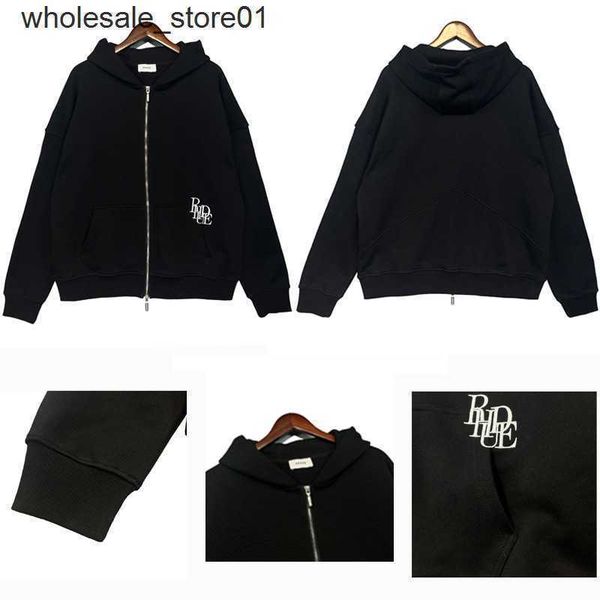 men's hoodies designer sweatshirts autumn rhude sweater embroidered men's loose large couple fashion coat hoodie, Black
men's hoodies designer sweatshirts autumn rhude sweater embroidered men's loose large couple fashion coat hoodie, Black