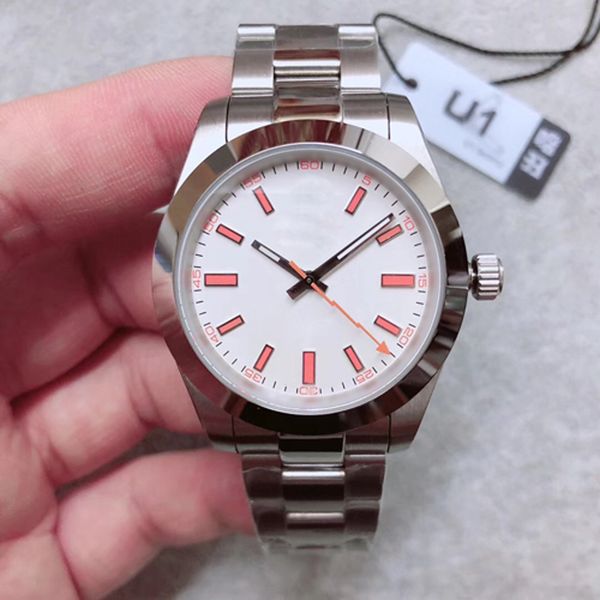 u1 factory mens watches sapphire glass stainless steel automatic sweep movement mechanical menss watch male wristwatch, Slivery;brown
u1 factory mens watches sapphire glass stainless steel automatic sweep movement mechanical menss watch male wristwatch, Slivery;brown