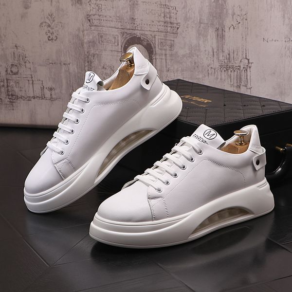 luxury designer party dress wedding shoes spring autumn breathable white casual sneakers round toe thick bottom business leisure driving wal, Black
luxury designer party dress wedding shoes spring autumn breathable white casual sneakers round toe thick bottom business leisure driving wal, Black