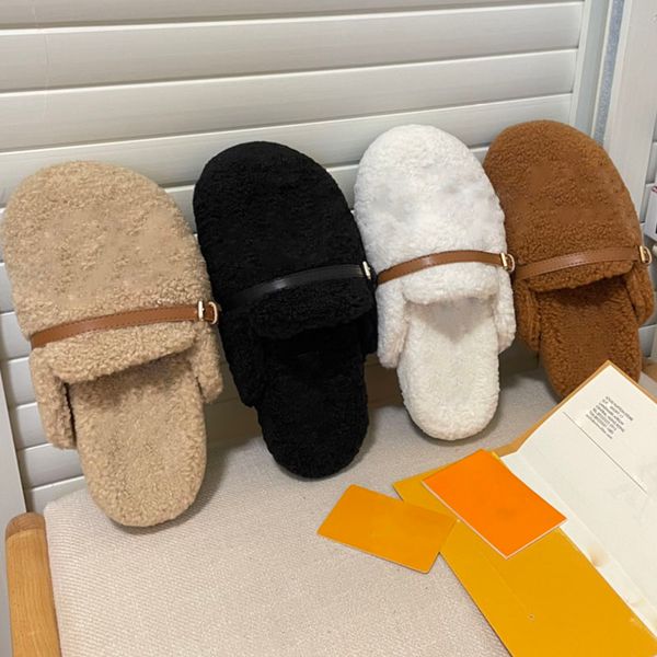 new designer flat comfort slippers shearling fur warm indoor slides sandal wool women shoes platform plush furry sandals fluffy outdoor slee, Black
new designer flat comfort slippers shearling fur warm indoor slides sandal wool women shoes platform plush furry sandals fluffy outdoor slee, Black