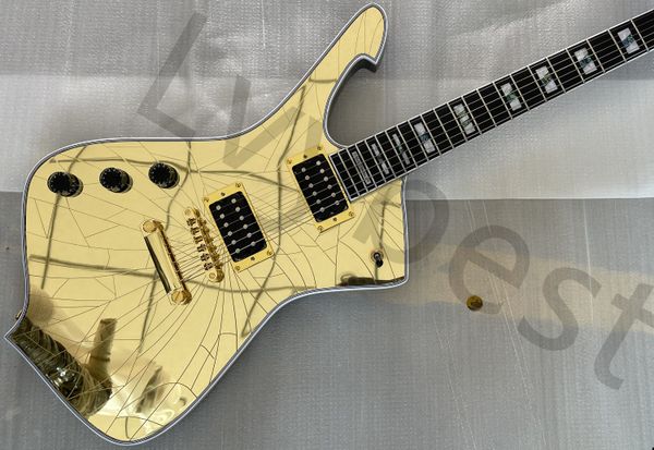 lvyelectric guitar customized gold mirror style body left hand gold parts ebony fingerboard abalone white pearl inlay
lvyelectric guitar customized gold mirror style body left hand gold parts ebony fingerboard abalone white pearl inlay