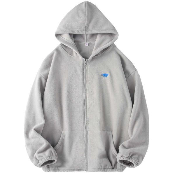 men's hoodies & sweatshirts winter fashion animal embroidery harajuku women's polar fleece korean loose plus velvet thick zipper j, Black
men's hoodies & sweatshirts winter fashion animal embroidery harajuku women's polar fleece korean loose plus velvet thick zipper j, Black