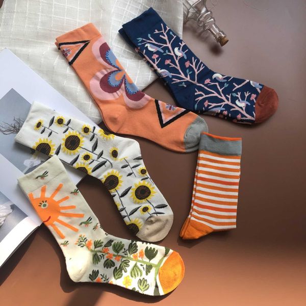 socks hosiery vintage sunflower funny plant women japanese harajuku creative art cotton jacquard sox calcetines t221102, Black;white
socks hosiery vintage sunflower funny plant women japanese harajuku creative art cotton jacquard sox calcetines t221102, Black;white