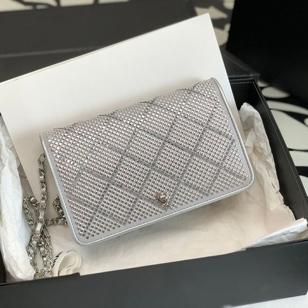 original quality luxury designer chain evening bag women designer cross body bags with box c111
