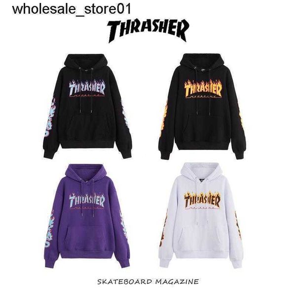 men's hoodies designer sweatshirts winter new skateboard fashion brand thrasher arm men's women's hooded plush sweater, Black
men's hoodies designer sweatshirts winter new skateboard fashion brand thrasher arm men's women's hooded plush sweater, Black