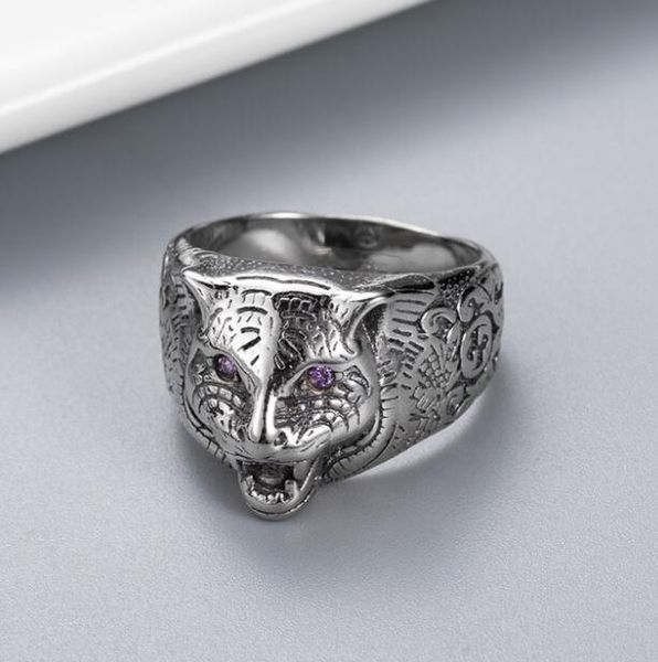 luxury designer jewelry mens lovers ring fashion classic tiger ring designers men and women rings 925 sterling silver hiphop ringe with box
luxury designer jewelry mens lovers ring fashion classic tiger ring designers men and women rings 925 sterling silver hiphop ringe with box