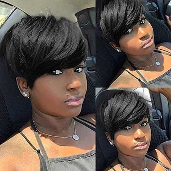 hair lace wigs wig short hair women's black high temperature silk chemical fiber headgear
hair lace wigs wig short hair women's black high temperature silk chemical fiber headgear