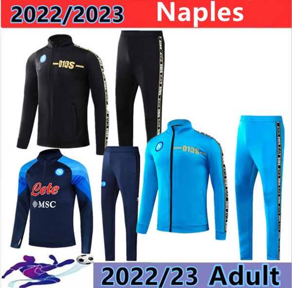 2022- 2023 napolis tracksuit jacket hoodie soccer jersey tracksuits 22/23 ssc naples long zipper jacket set, Black
2022- 2023 napolis tracksuit jacket hoodie soccer jersey tracksuits 22/23 ssc naples long zipper jacket set, Black