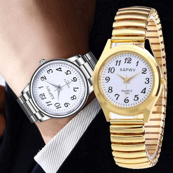 watches fashion women men flexible elastic band quartz wrist steel strap couple gift xl07, Slivery;brown
watches fashion women men flexible elastic band quartz wrist steel strap couple gift xl07, Slivery;brown
