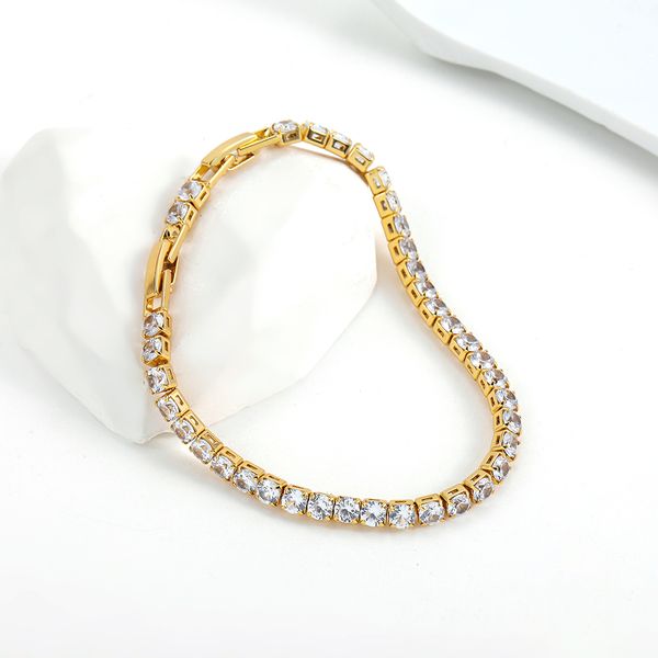 tennis luxury round crystal cz bracelet bangle for women classic stainless steel chain bracelets wedding fashion jewelry gift drop de smt0u, Golden;silver
tennis luxury round crystal cz bracelet bangle for women classic stainless steel chain bracelets wedding fashion jewelry gift drop de smt0u, Golden;silver