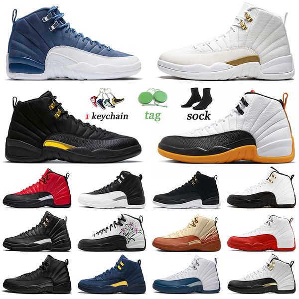 jumpman 12 basketball shoes men women trainers size us13 40-47 sneakers 12s gamma blue flower white black game ball university gold reverse
jumpman 12 basketball shoes men women trainers size us13 40-47 sneakers 12s gamma blue flower white black game ball university gold reverse
