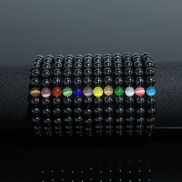 fashion hematite opal beaded strand bracelet cat's eye beaded adjustable bracelets for women men fine jewelry gift, Black
fashion hematite opal beaded strand bracelet cat's eye beaded adjustable bracelets for women men fine jewelry gift, Black
