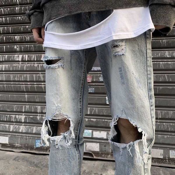men's hoody fashion designer fashion jeans men's pants fog water washed hole pasted cloth plaid slim fit brand thin elastic beggar, Blue
men's hoody fashion designer fashion jeans men's pants fog water washed hole pasted cloth plaid slim fit brand thin elastic beggar, Blue