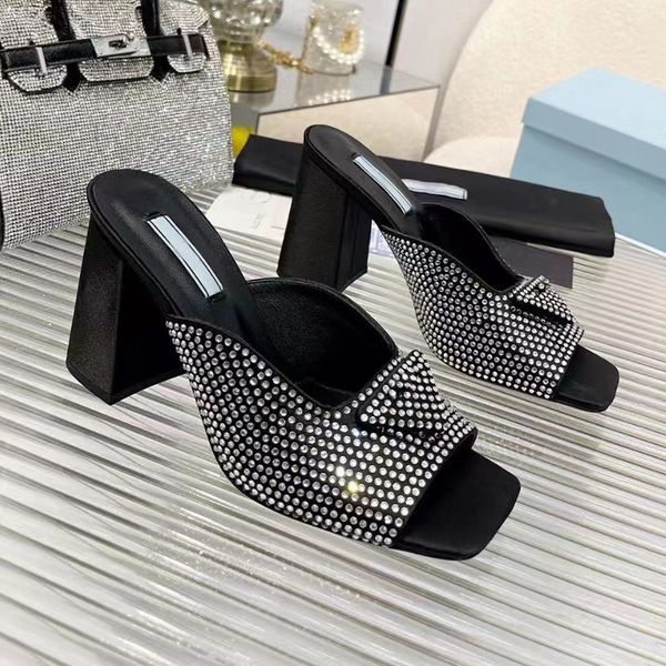 classic triangle button fashion rhinestone thick heel slippers leather square toe satin 8.5cmrhinestone candy color sandal big size party we, Black
classic triangle button fashion rhinestone thick heel slippers leather square toe satin 8.5cmrhinestone candy color sandal big size party we, Black