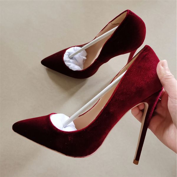 classic women flock pointy toe high heels shoes design red bottom elegant ladies slip on stiletto pumps solid plain burgundy green korean ve, Black
classic women flock pointy toe high heels shoes design red bottom elegant ladies slip on stiletto pumps solid plain burgundy green korean ve, Black