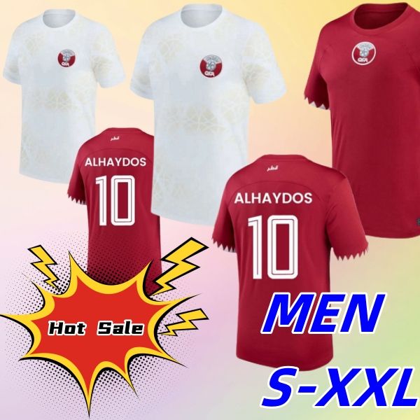 2022 2023 qatar soccer jerseys national team alhaydos afif ali hatem haydos boudiaf hassan muntari khoukhi asad almoez home away player fans, Black;yellow
2022 2023 qatar soccer jerseys national team alhaydos afif ali hatem haydos boudiaf hassan muntari khoukhi asad almoez home away player fans, Black;yellow