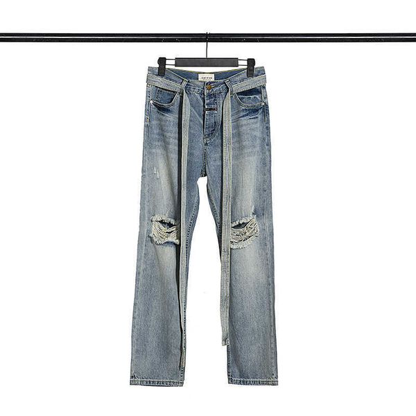 pants men's fashion fog jeans line ribbon high street hip hop casual slacks justi biber ripped slim fit designer luxury elastic y2k, Blue
pants men's fashion fog jeans line ribbon high street hip hop casual slacks justi biber ripped slim fit designer luxury elastic y2k, Blue