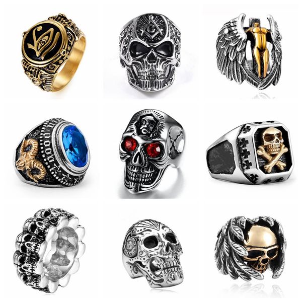 band rings fdlk vintage skl gothic men ring retro hip hop punk male for women party steampunk jewelry wholesale drop delivery smtxy, Silver
band rings fdlk vintage skl gothic men ring retro hip hop punk male for women party steampunk jewelry wholesale drop delivery smtxy, Silver