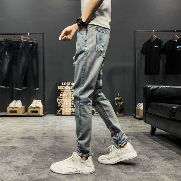 fashion jeans men's pants fog brand holes men slim fit straight tube casual long justi biber ripped hip hop designer luxury, Blue
fashion jeans men's pants fog brand holes men slim fit straight tube casual long justi biber ripped hip hop designer luxury, Blue