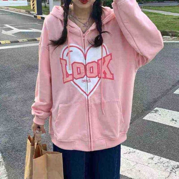 fleecehoodies women letter graphic kawaii harajuku hoodies pink punk emo alt sweatshirt zip up aesthetic indie y2k korean fashion clothes, Black;brown
fleecehoodies women letter graphic kawaii harajuku hoodies pink punk emo alt sweatshirt zip up aesthetic indie y2k korean fashion clothes, Black;brown