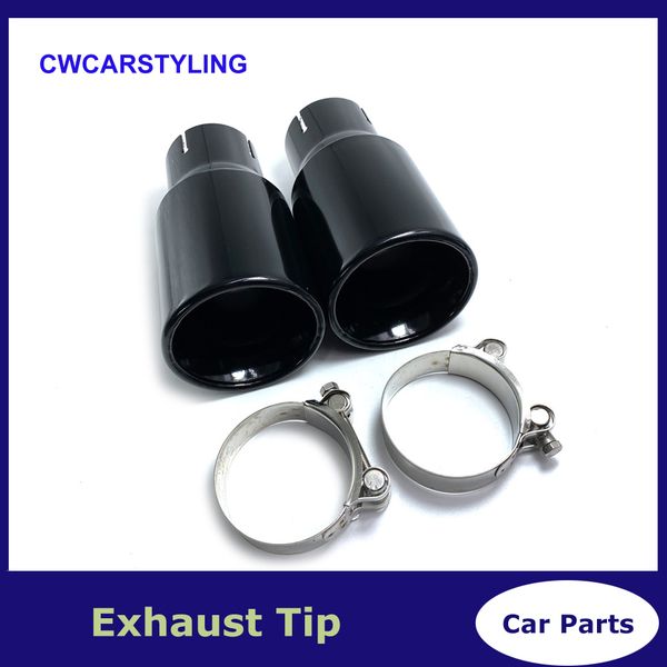universal muffler 2.5" inlet car exhaust tip auto tail pipe muffler nozzle stainless steel bevel full baking paint black for cars
universal muffler 2.5" inlet car exhaust tip auto tail pipe muffler nozzle stainless steel bevel full baking paint black for cars