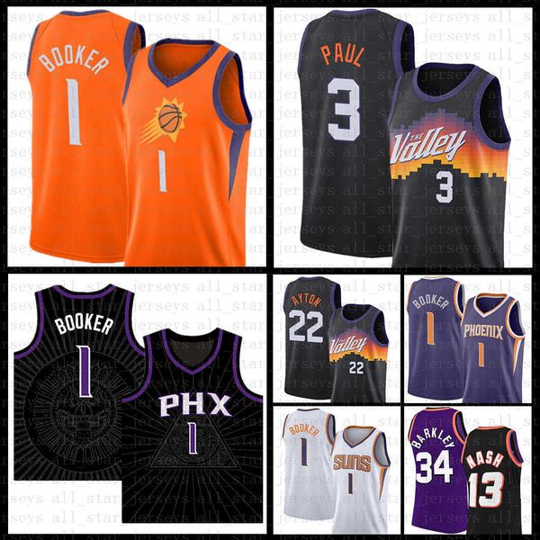 devin 1 booker basketball jerseys phoenixs sun chris 3 paul mens deandre 22 ayton steve 13 nash charles 34 barkley youth kids fashion, Black;red
devin 1 booker basketball jerseys phoenixs sun chris 3 paul mens deandre 22 ayton steve 13 nash charles 34 barkley youth kids fashion, Black;red