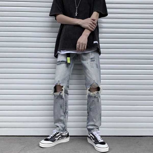 fashion men's fog pants jeans broken thin men slim fit leggings casual beggar justi biber ripped hip hop designer luxury, Blue
fashion men's fog pants jeans broken thin men slim fit leggings casual beggar justi biber ripped hip hop designer luxury, Blue