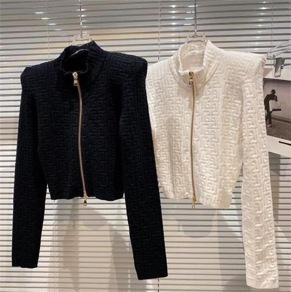 22ss new women's sweaters loose casual brand women zipper cardigan designer sweaters, White;black
22ss new women's sweaters loose casual brand women zipper cardigan designer sweaters, White;black