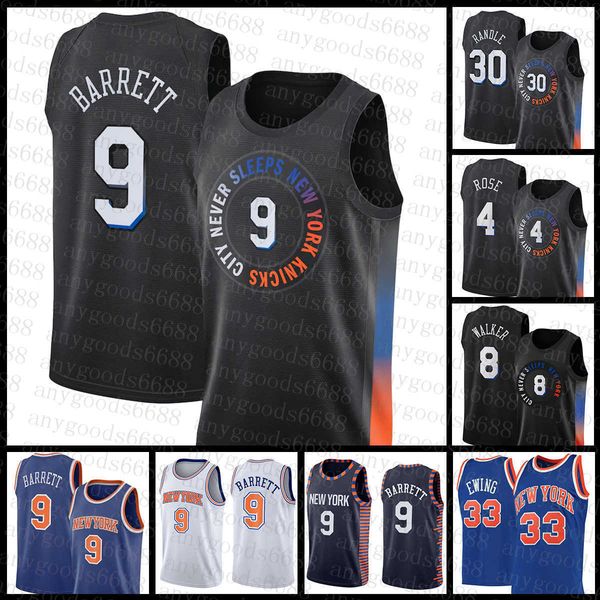 new mens york s-2xl knick basketball jersey rj 9 barrett julius 30 randle derrick 4 rose kemba 8 walker patrick 33 ewing beige, Black;red
new mens york s-2xl knick basketball jersey rj 9 barrett julius 30 randle derrick 4 rose kemba 8 walker patrick 33 ewing beige, Black;red