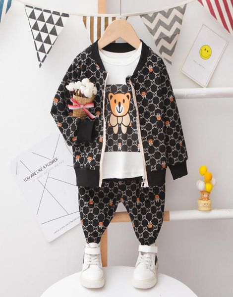 spring children sport clothes baby boys girls zipper jacket t shirt pants 3pcssets kids infant tracksuit8261016, White
spring children sport clothes baby boys girls zipper jacket t shirt pants 3pcssets kids infant tracksuit8261016, White
