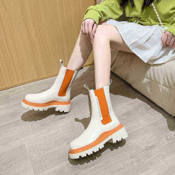 women boots upgraded cow leather thick soled martin boot british chimney chelsea cavalier 07091011, Black
women boots upgraded cow leather thick soled martin boot british chimney chelsea cavalier 07091011, Black
