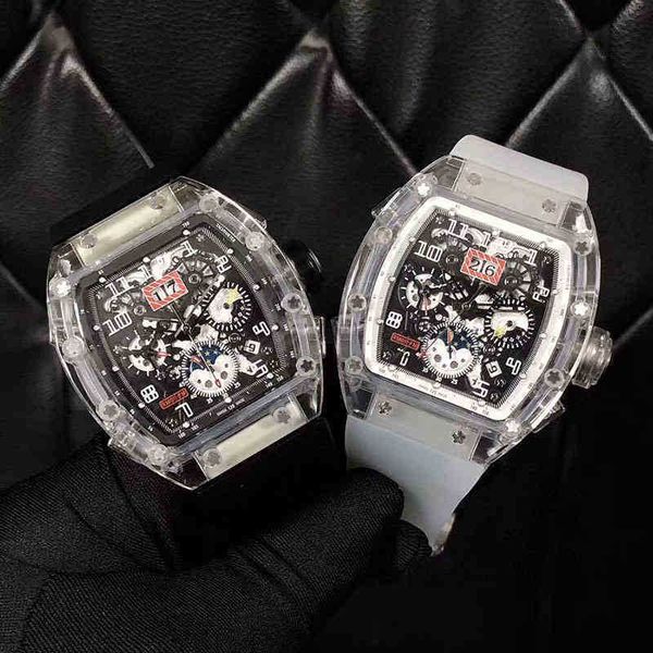 luxury wristwatch richa milles wine barrel watch rm011 automatic mechanical crystal case tape men's es, Slivery;brown
luxury wristwatch richa milles wine barrel watch rm011 automatic mechanical crystal case tape men's es, Slivery;brown