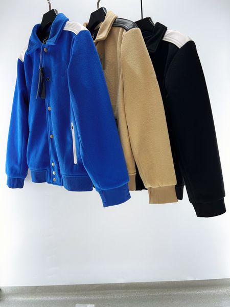 new style mens fashion single breasted jacket highquality wool blended leather stitching design autumn and winter luxury brand designer jack, Black;brown
new style mens fashion single breasted jacket highquality wool blended leather stitching design autumn and winter luxury brand designer jack, Black;brown