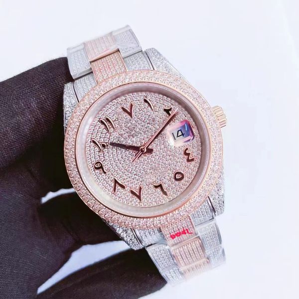 luxury watch for men shiny all star wrist watchs 904 fine steel diamond special style movement watches head size 41mm luxury chain with beau, Slivery;brown
luxury watch for men shiny all star wrist watchs 904 fine steel diamond special style movement watches head size 41mm luxury chain with beau, Slivery;brown