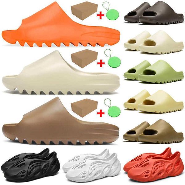 with box&tag slides foam runner men women sandal slippers slide sandals enflame orange desert sand resin bone mens womens slipper gxo flo, Black
with box&tag slides foam runner men women sandal slippers slide sandals enflame orange desert sand resin bone mens womens slipper gxo flo, Black